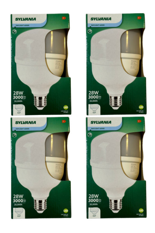 28W 6500K (Beyaz Işık) E27 Duylu Torch Ampul (4 Adet)