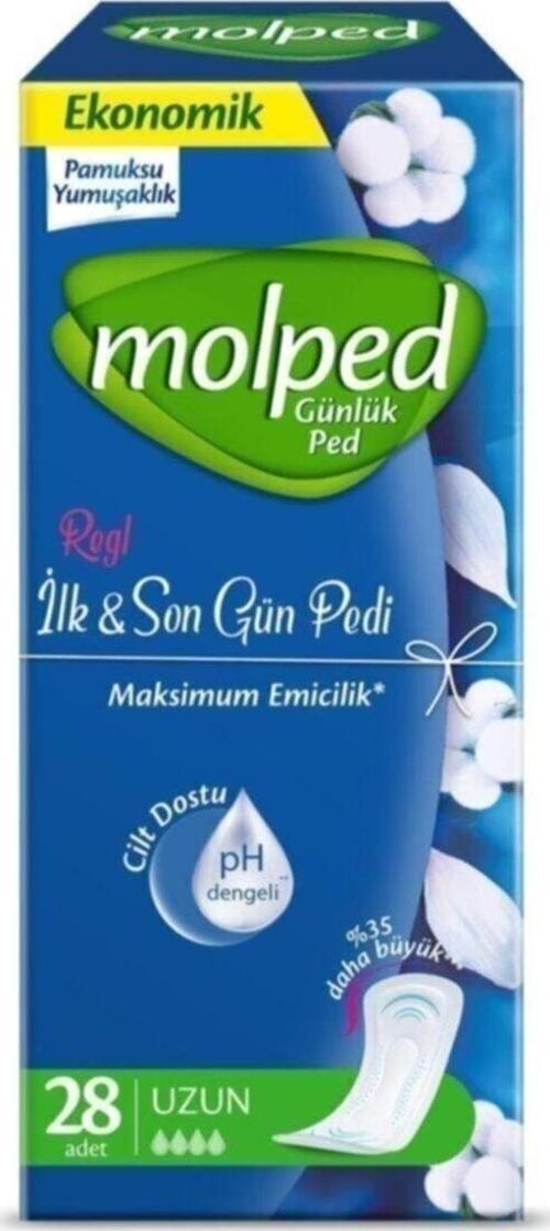 Günlük Ped İlk Son Gün Uzun 28'Li