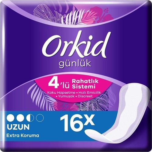 Günlük Ped Uzun 16 Adet Tekli Paket