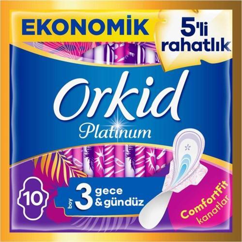 Platinum Hijyenik Ped Gece Ekonomik Paket 10 Ped