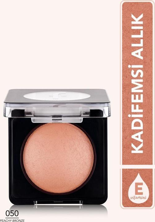 Işıltılı Fırınlanmış Allık - Baked Blush-On - 050 Peachy Bronze - 8682536051477