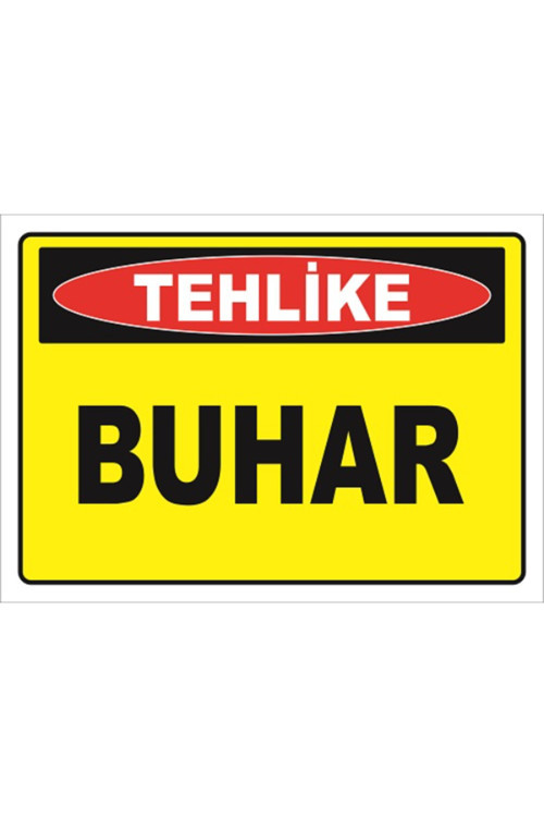 BUHAR - İSG LEVHASI LEVHA 15x21 cm Galvaniz Saç 0,4 mm KTM 086