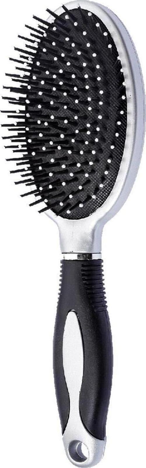 Siyah Profesyonel Oval Saç Fırçası 8802