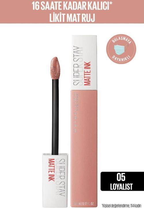 Super Stay Matte Ink Likit Mat Ruj - 05 Loyalist - Nude