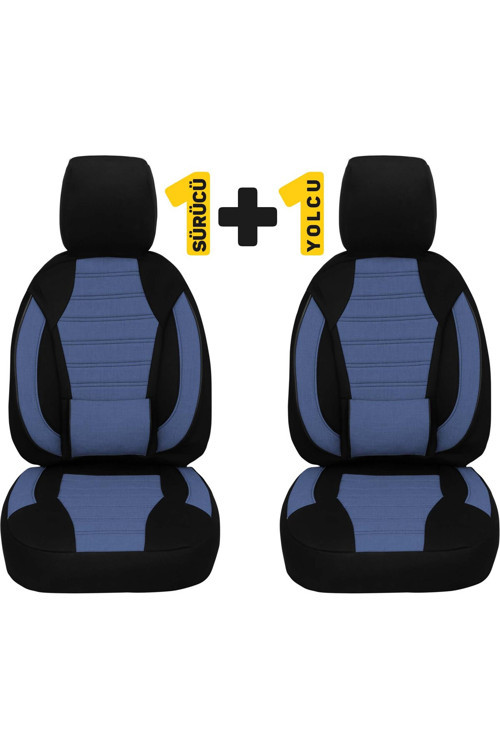 SAAB 9-5 Uyumlu Ortopedik Koltuk Kılıfı Keten 1+1 Set