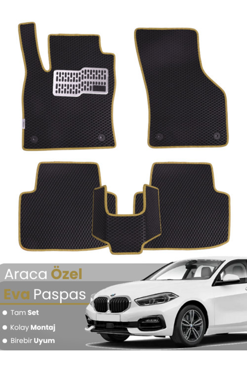 BMW 1 SERİSİ F40 (2019-2025) Uyumlu EVA Paspas Tam Set–Araca Özel,Su Geçirmez,Kolay Montaj