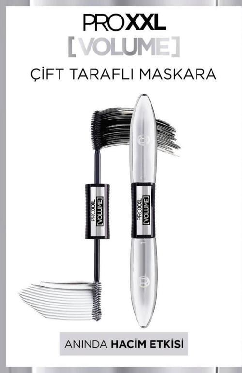 Pro Xxl Volume Çift Taraflı Maskara - Hacim Etkisi