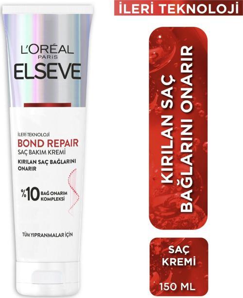 L'Oréal Paris Bond Repair Tüm Yıpranmalar İçin Saç Bağlarını Onarıcı Bakım Kremi 150 ml