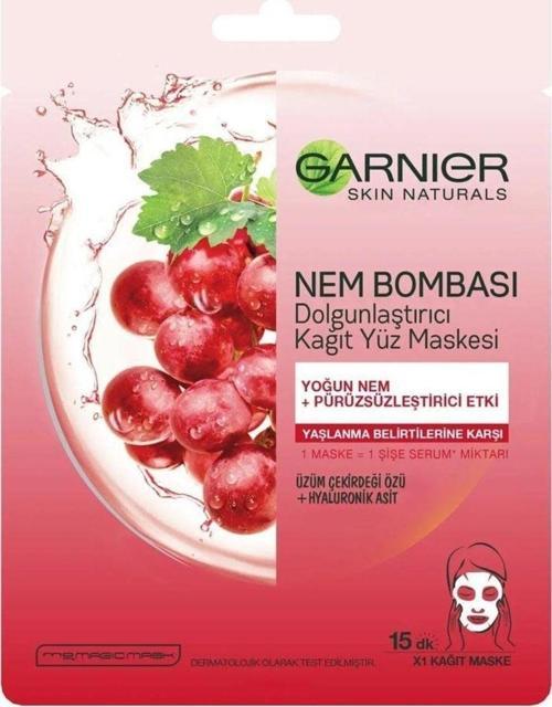 Sıvı Naturals Nem Bombası Kağıt Maske Dolgunlaştırıcı