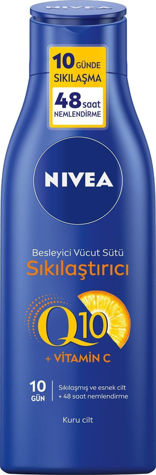 Sıkılaştırıcı Vücut Sütü Q10 C Vitamini 250Ml,10 Günde Sıkılaştırır,Kuru Cilt 4005900790378