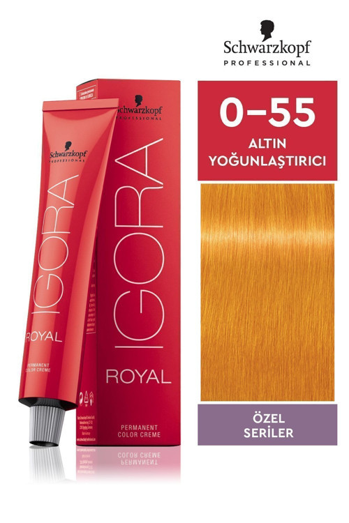 Royal 0-55 Altın Yoğunlaştırıcı Saç Boyası 60 ml