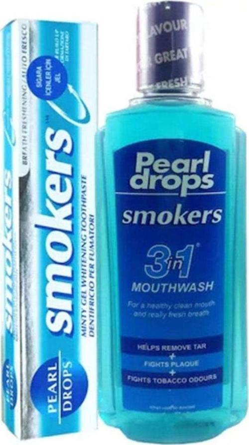 Smokers Ağız Bakım Seti - Diş Macunu 75Ml & Ağız Gargarası 400Ml