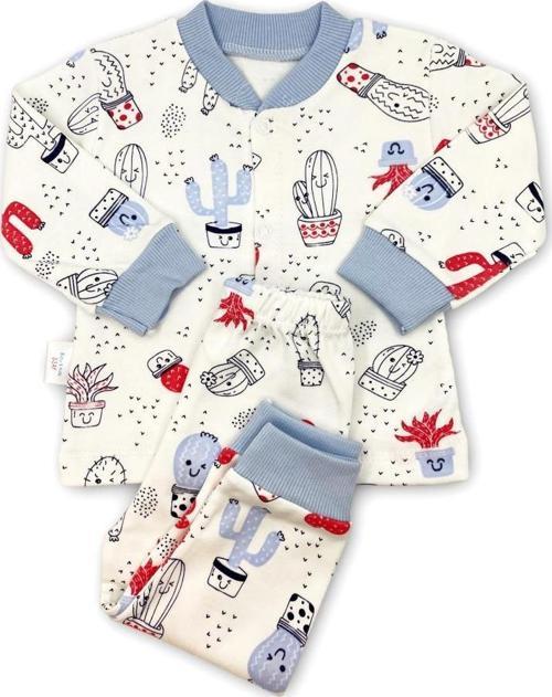 Sleeper Cactus Bebek Pijama Takımı 6-9 Ay - Mavi