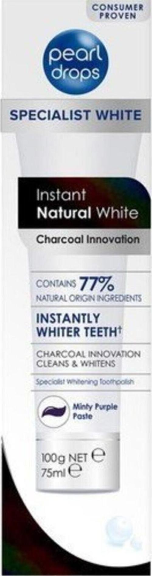 Instant Natural Whıte - Charcoal Innovatıon Technology 75 Ml. (Diş Macunu)