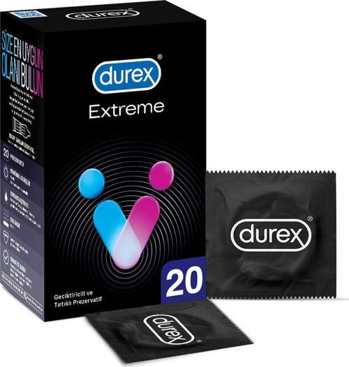 Extreme 20'Lı Li Ve Tırtıklı Prezervatif