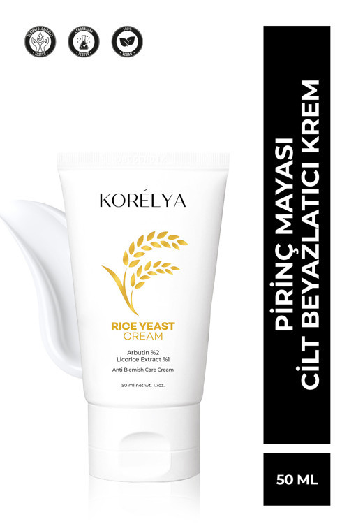 Pirinç Mayası Leke Karşıtı Beyazlatıcı Krem - Rice Yeast Whitening Cream 50 ml