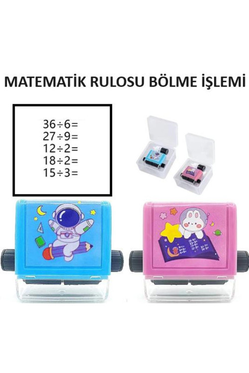 Matematik İşlem Rulosu Bölme İşlemi Alıştırma Soru Çözme