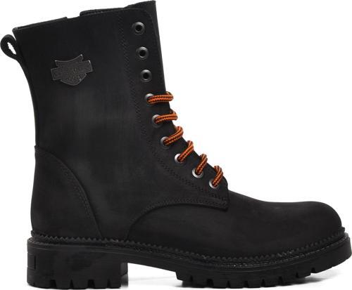 90006-9 Siyah Nubuk İçi Polarlı Hakiki Deri Unisex Bot