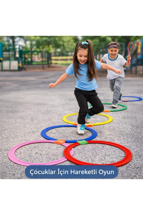 Sek Sek Halkaları - Renkli Oyun Seti