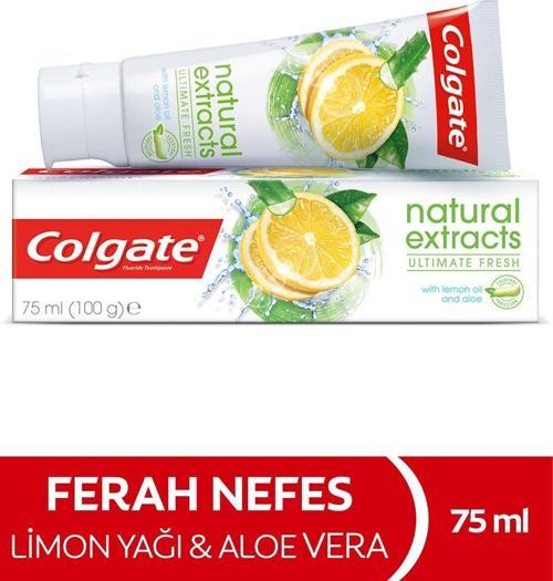 Natural Extracts Limon Yağı Maksimum Ferahlık Diş Macunu 75 Ml