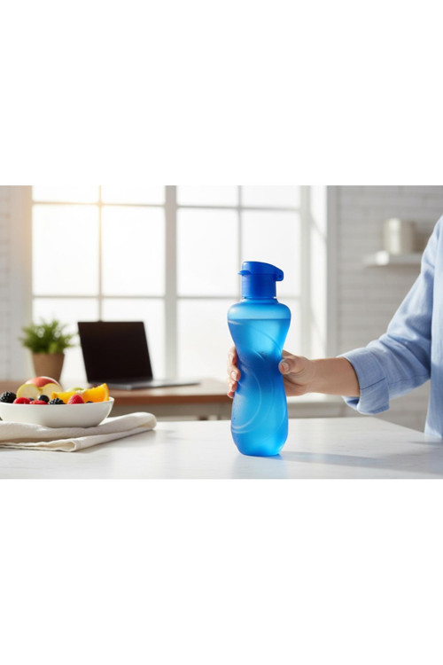 Titiz Waterfresh 750 ml Spor Matara - BPA İçermez, Taşınabilir Su Şişesi - Lacivert