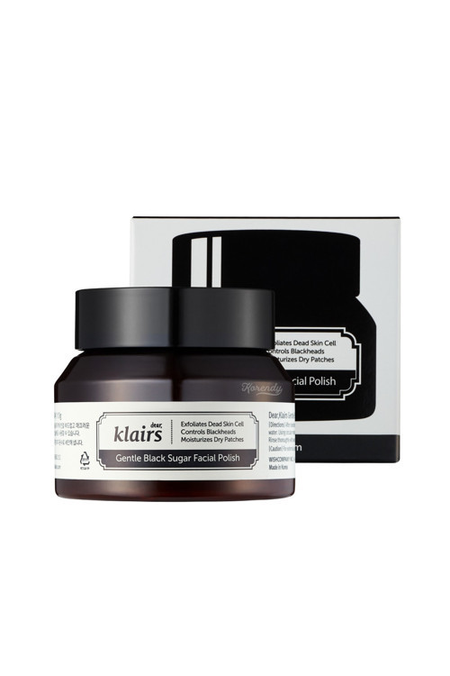Klairs Gentle Black Sugar Facial Polish Scrub Peeling - Siyah Şekerli Mekanik Peeling 110gr