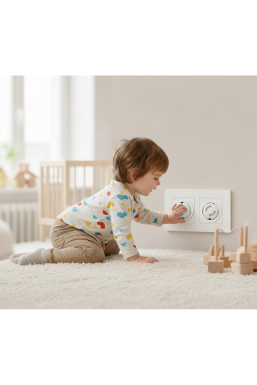 İdeal baby Priz Kapağı (6 lı Paket) - Çocuk Güvenliği Ürünü
