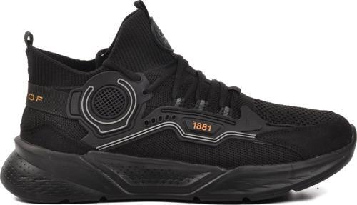 B384 Siyah Memory Foam Erkek Spor Ayakkabı