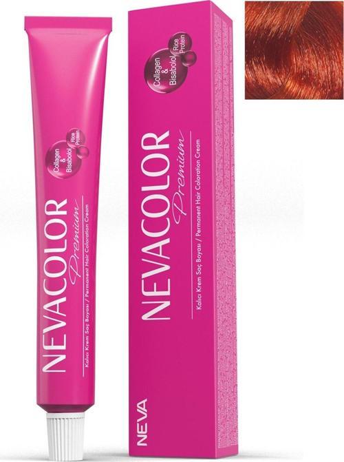 Nevacolor Premium Kalıcı Krem Saç Boyası 0.44 Yoğun Bakır