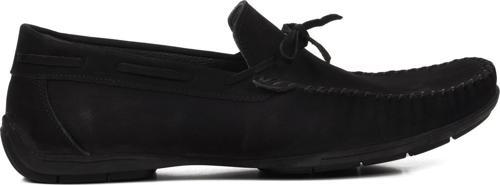 D7217 Siyah Nubuk Hakiki Deri Erkek Günlük Ayakkabı