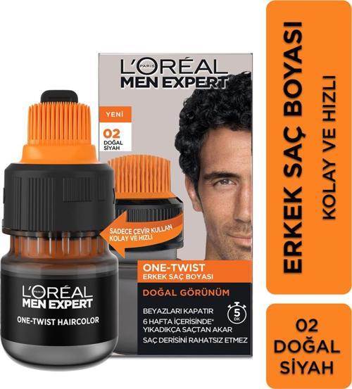 Men Expert One-Twist Erkek Saç Boyası Siyah 02