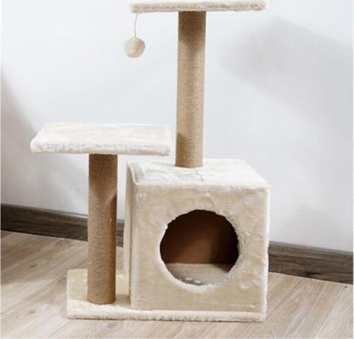 Çift Stepli Yuvalı Kedi Tırmalaması