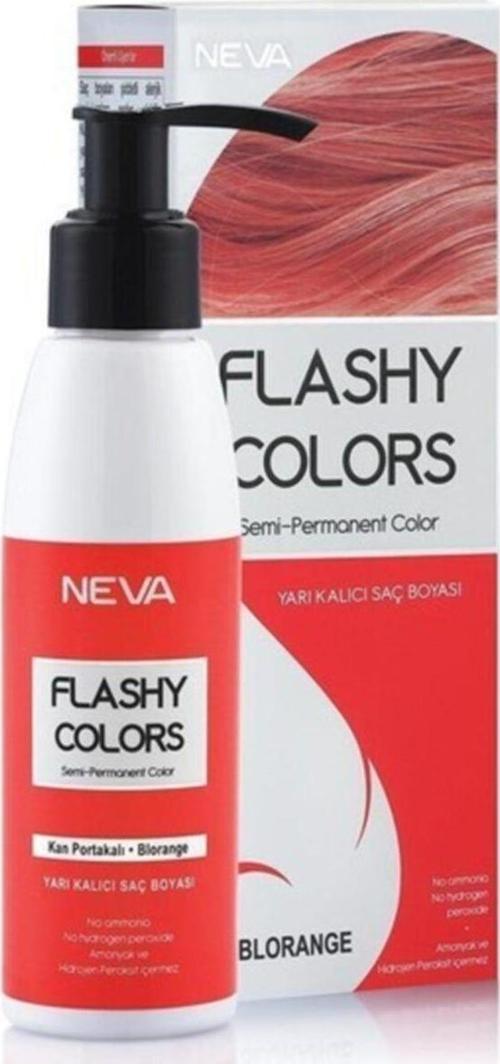Flashy Colors Direkt Uygulanan Saç Boyası 100Ml Set Kan Portakalı - Blorange
