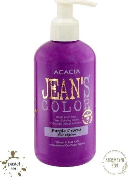 Jean'S Color Mor Çiğdem 250 Ml.Purple Crocus Pastel Amonyaksız Balyaj Renkli Saç Boyası