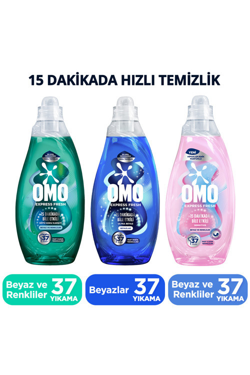 Express Fresh Sensitive Sıvı Deterjan Seti 1480 ml x3