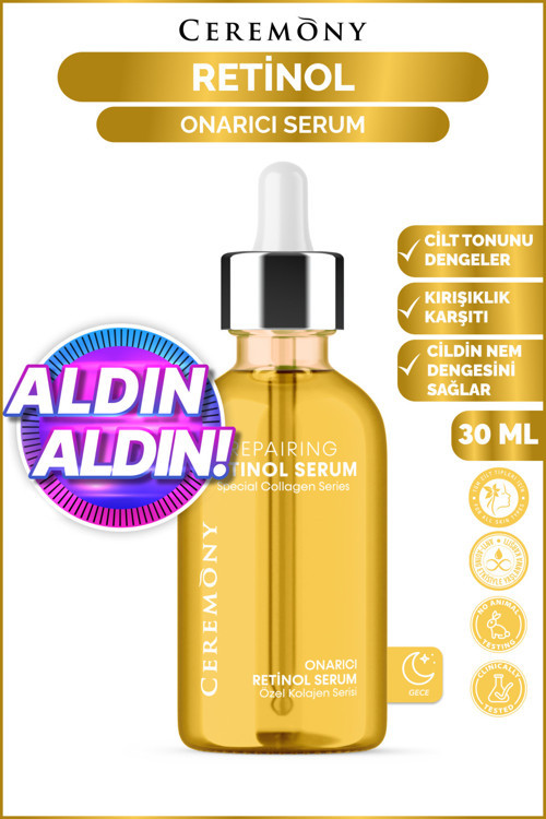 Retinol Onarıcı Cilt Bakım Serumu 30 Ml