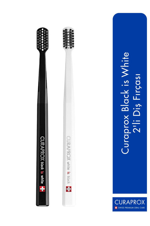 Black is White 2'li Diş Fırçası