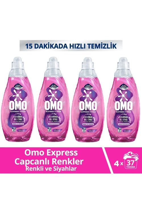 Express Fresh Renkli ve Siyah 1480Ml x4 Adet