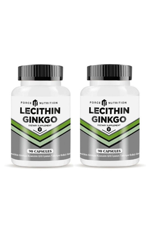 Lesitin Ginkgo Biloba Koenzym Q10 90 Kapsül 2 Kutu