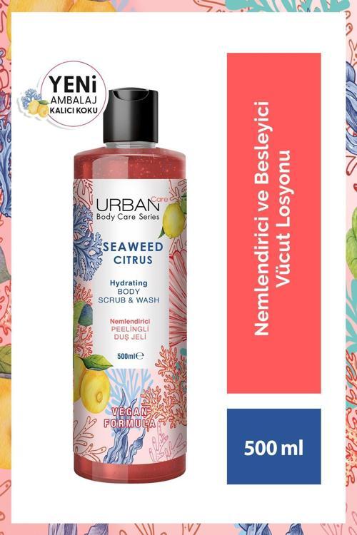 Seaweed Citrus Nemlendirici Ve Besleyici Peelingli Duş Jeli 500 Ml-Vegan