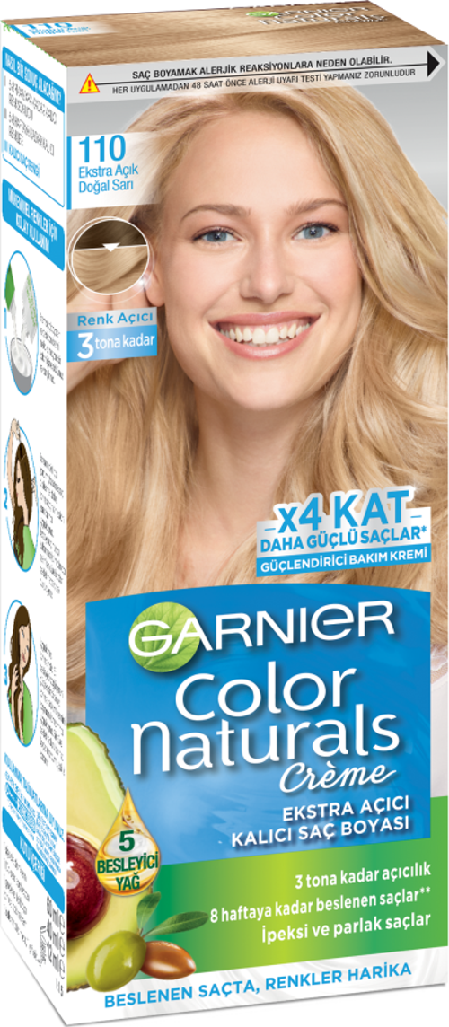 Color Naturals 110 Ekstra Açık Doğal Sarı
