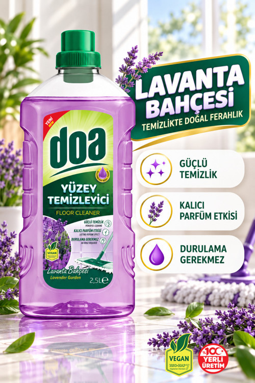 Yüzey Temizleyici Lavanta Bahçesi 2500 Ml