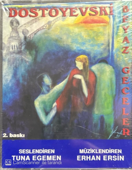 (Plak Değildir KASET tir) Dostoyevski Beyaz Geceler Double Açılmamış Jelatininde Kaset