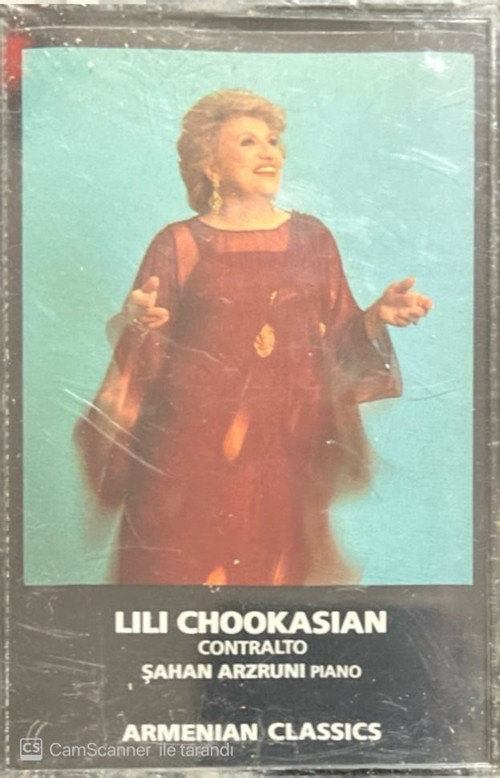 (Plak Değildir KASET tir) Lili Chookasian Armenian Classics Açılmamış Jelatininde Kaset