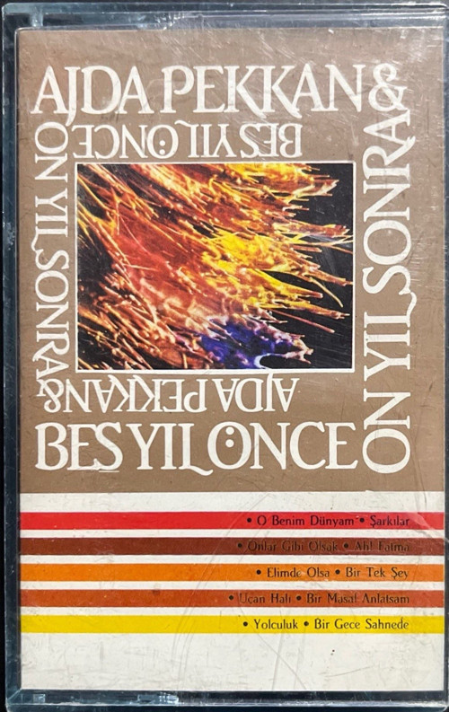 (Plak Değildir KASET tir) Kaset Ajda Pekkan Beş Yıl Önce On Yıl Sonra Kaset