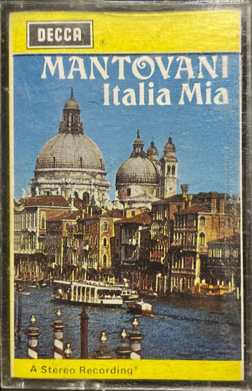 (Plak Değildir KASET tir) Kaset Mantovani Italia Mia Kaset