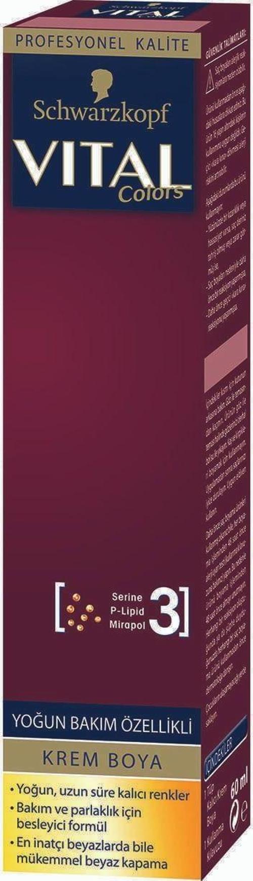 Colors Krem Saç Boyası 1-1 Gece Siyah - 60 Ml