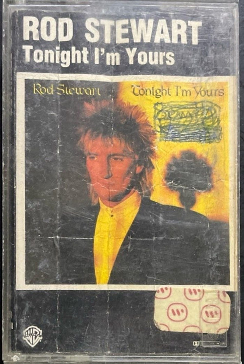 (Plak Değildir KASET tir) Rod Stewart Tonight I'm Yours Kaset