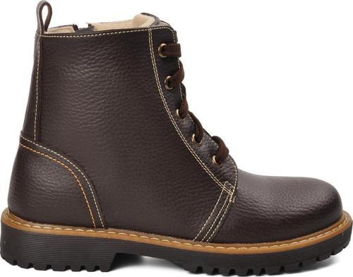 Şng 2301998-F Kahve İçi Kürklü Fermuarlı Çocuk Bot