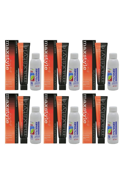 New Argan Keratin 2025/07.77 Kahve Köpüğü 60 Ml 6 Adet Saç Boyası + 6 Adet 90 Ml Oksidan